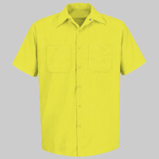 Men's Tall Enhanced Visibility Short Sleeve Work Shirt