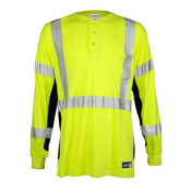 Unisex FR Long Sleeve Henley T-Shirt