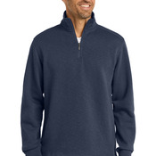 Slub Fleece 1/4 Zip Pullover