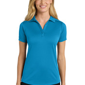 Ladies Diamond Jacquard Polo