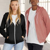 Unisex Sponge Fleece Full Zip Hoodie