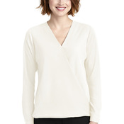 Port Authority ® Ladies Trendy Silhouette Wrap Blouse