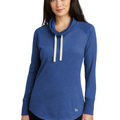 Women's Sueded Cotton Blend Cowl Tee