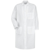 Unisex Butcher Coat with Exterior Chest Pocket