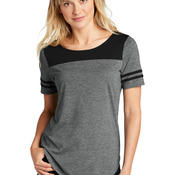 Women's PosiCharge ® Tri Blend Wicking Fan Tee