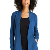 Ladies Microterry Cardigan