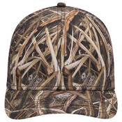 OTTO CAP Mossy Oak Camouflage Superior Polyester Twill 6 Panel Low Profile Mesh Back Trucker Hat